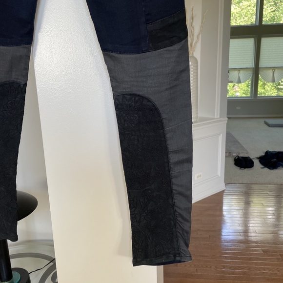 Womens RAG & BONE Dark Wash Midnight Slim Skinny Jeans Sz 26 Lamb Leather - Picture 4 of 9